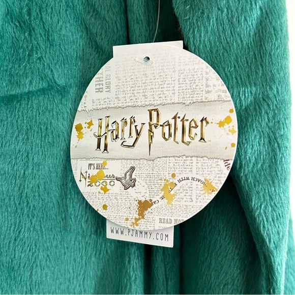 Harry Potter NEW Cozy Soft Lounge P.J Green Long Sleeve Sleepwear Top Size Large - Picture 7 of 9